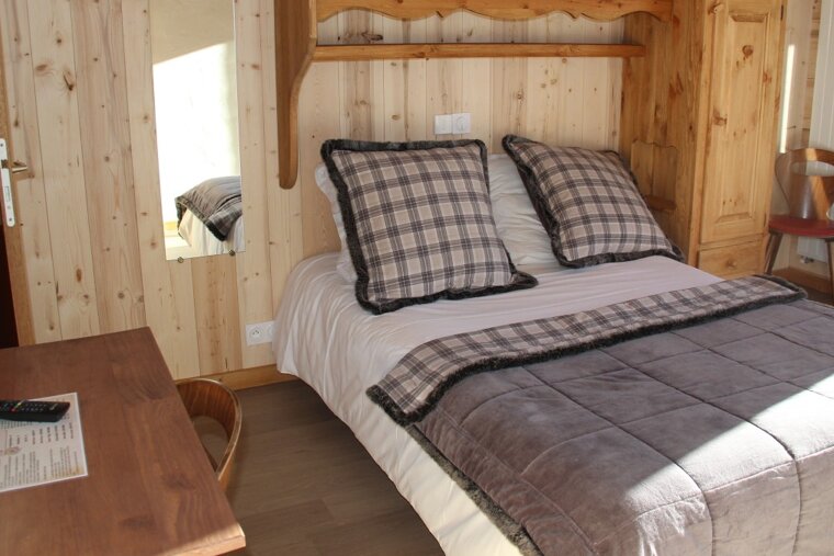 A double bedroom in the hotel
