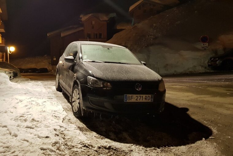 Very hard night-time frosts