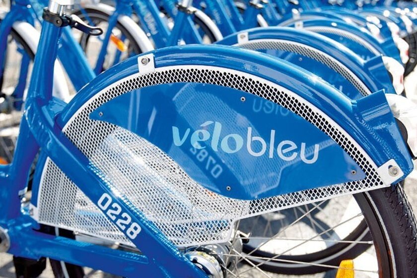 Velo bleu cycle hire in nice cote dazur