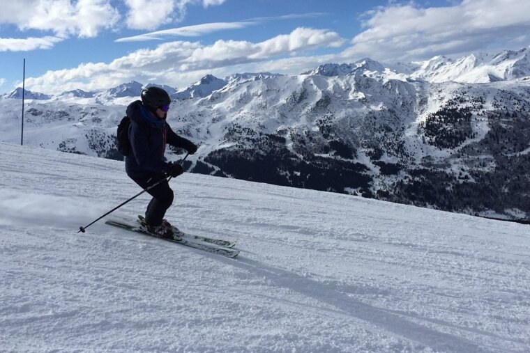 Nice snow on Pic Bleu