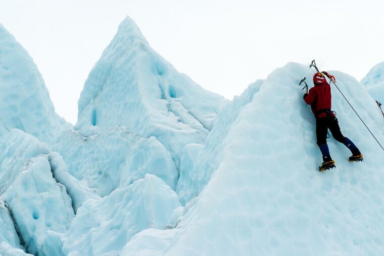 Ice climbing