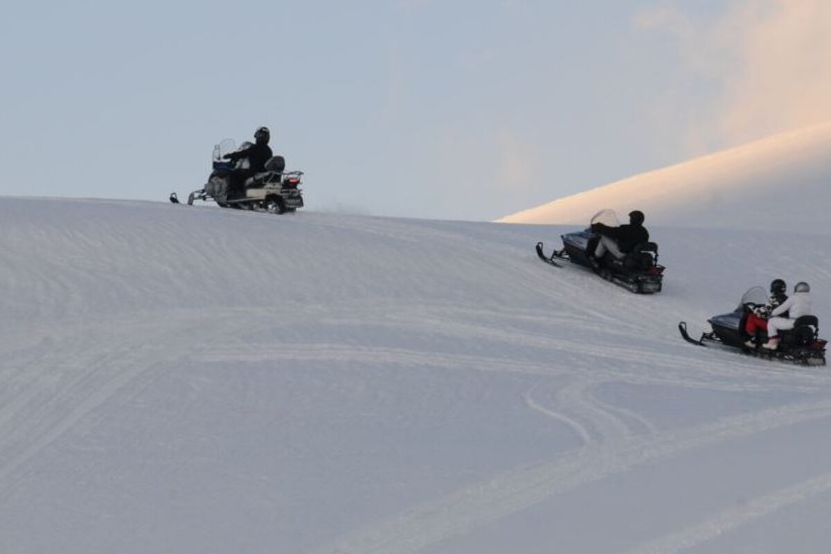 Snowmobile trips in Courchevel