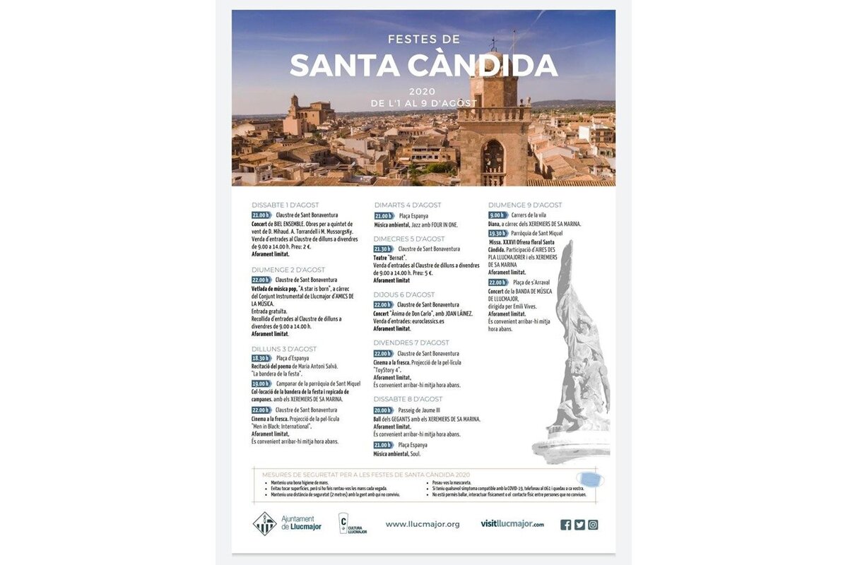 Festes De Santa Candida 2020 Llucmajor Seemallorca Com