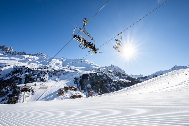 Chairlift in Meribel