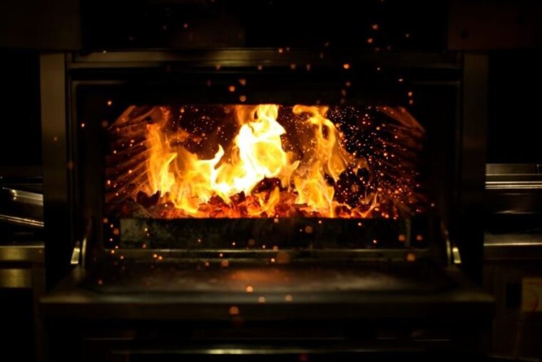 The Josper oven at the restaurant