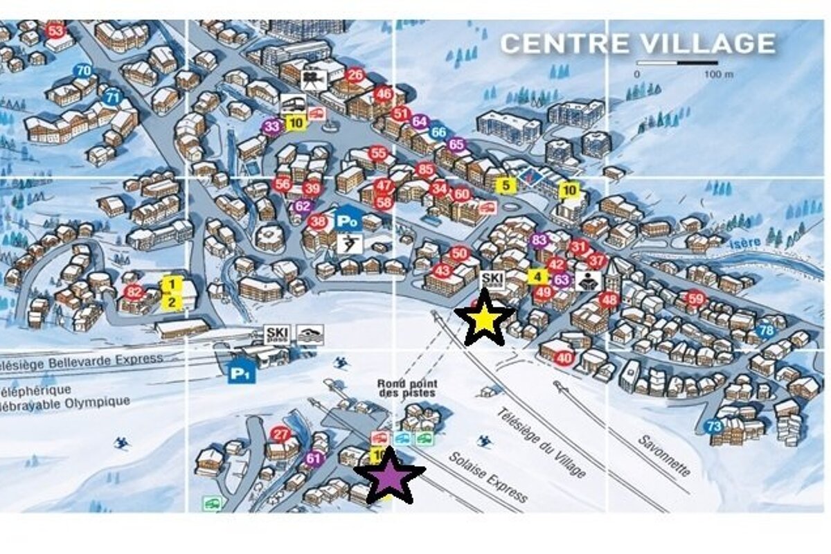 a map of val disere