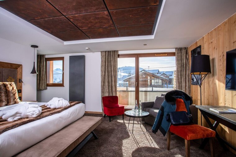 A double bedroom in the hotel