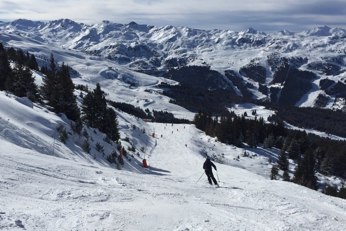ski area in meribel