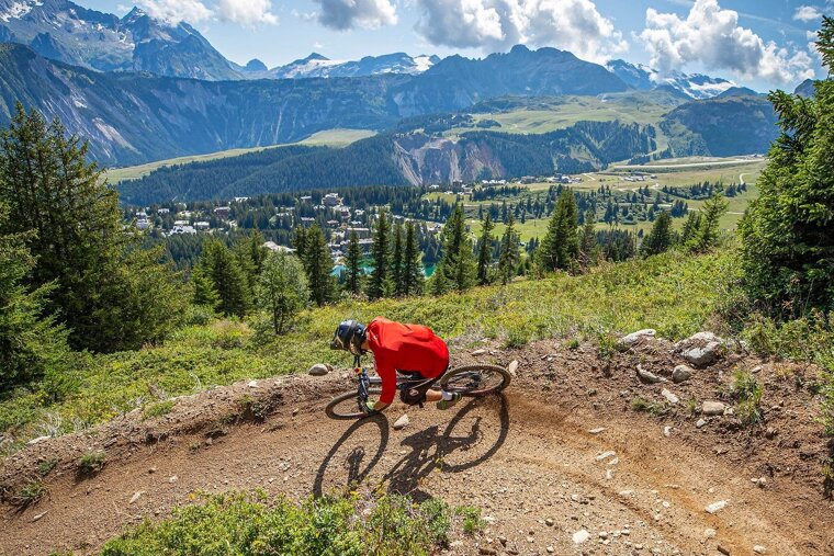 Mountain biking in Courchevel