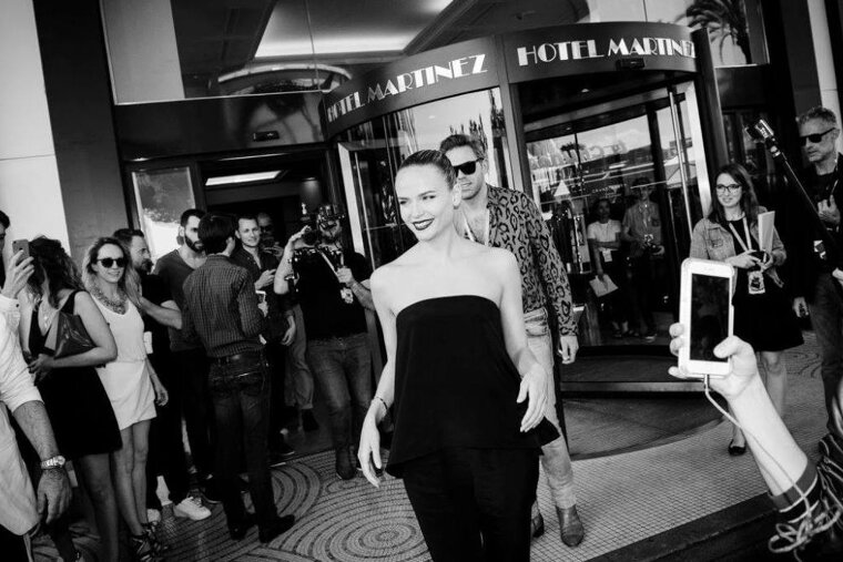 Russian model, Natasha Poly at Hotel Martinez