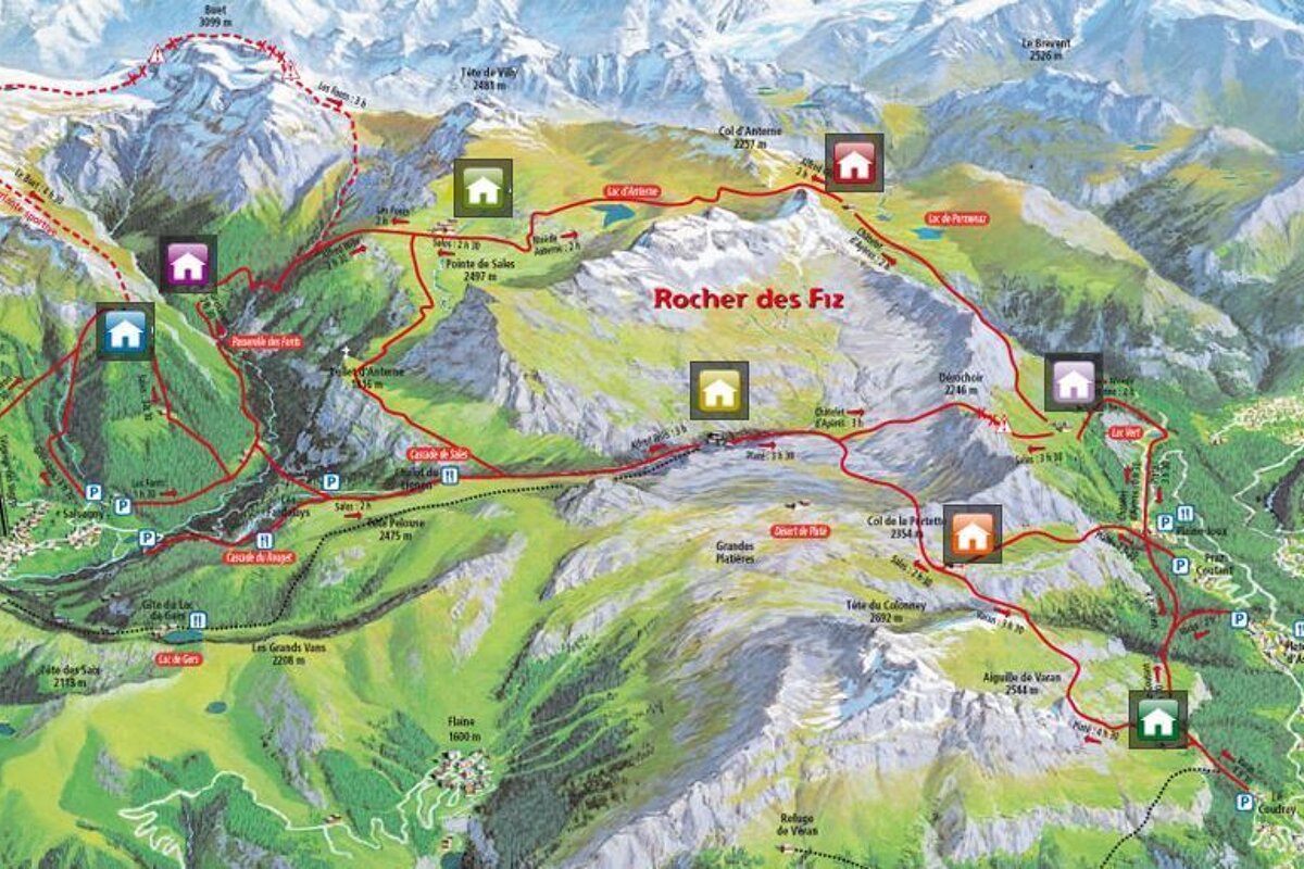 a trail map