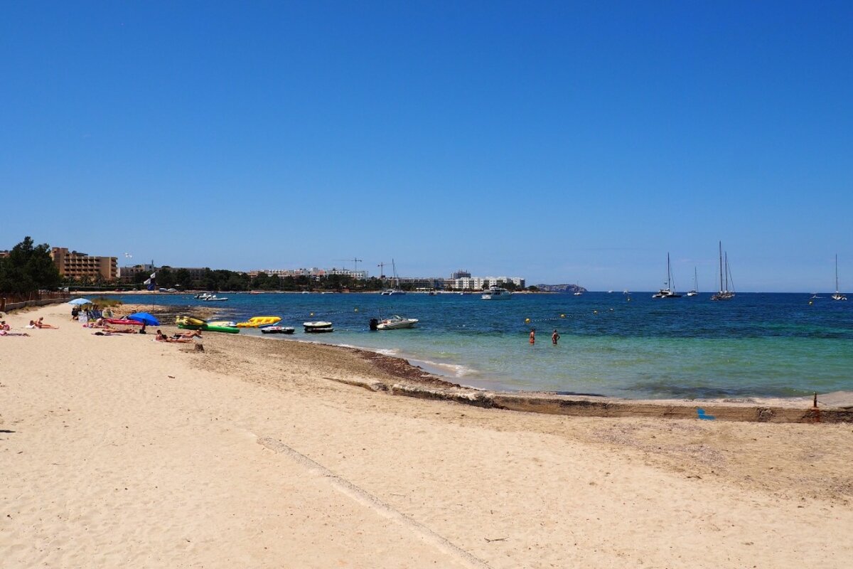 s'estanyol beach near san antonio ibiza