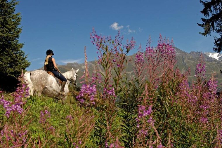 Horse riding lessons, Verbier