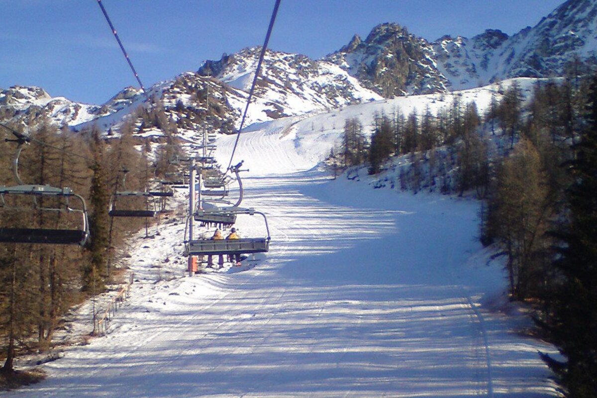 a piste in les arcs