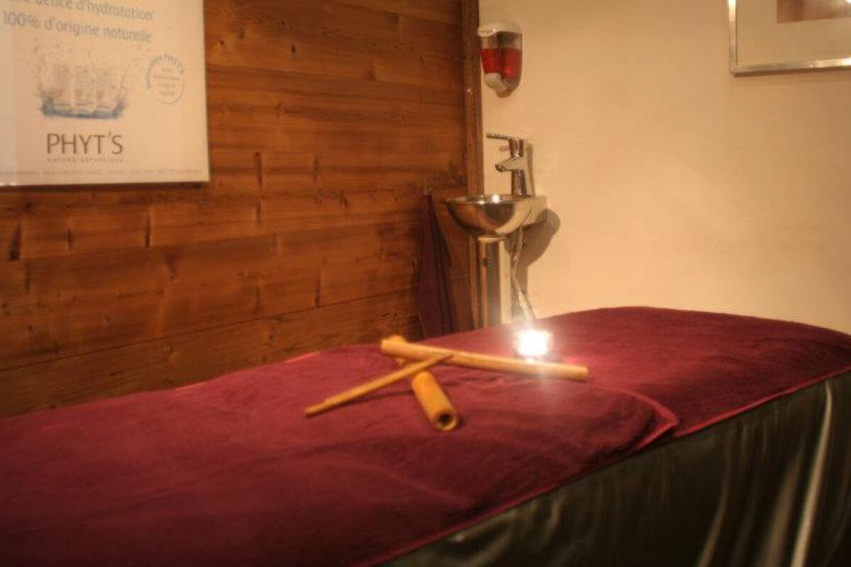 a massage table