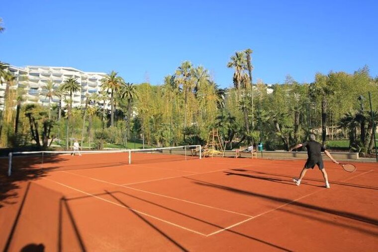 Clay courts at Parc Montfleury