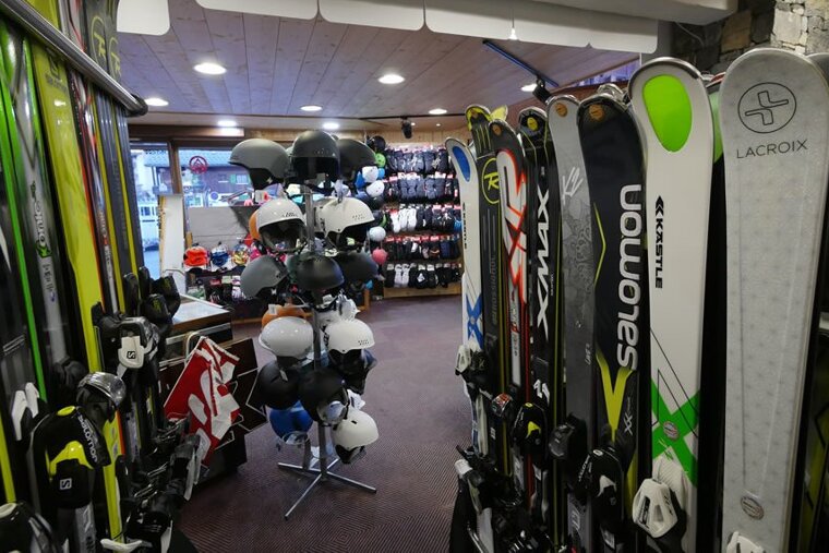 The interior of the shop
