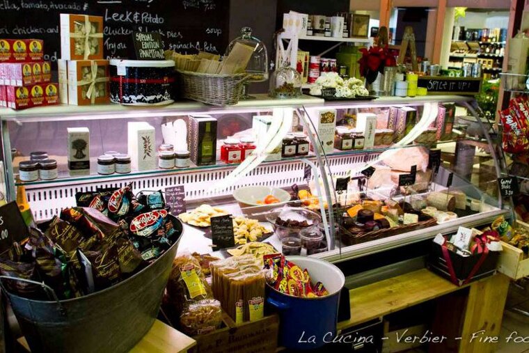 The interior of the cafe
