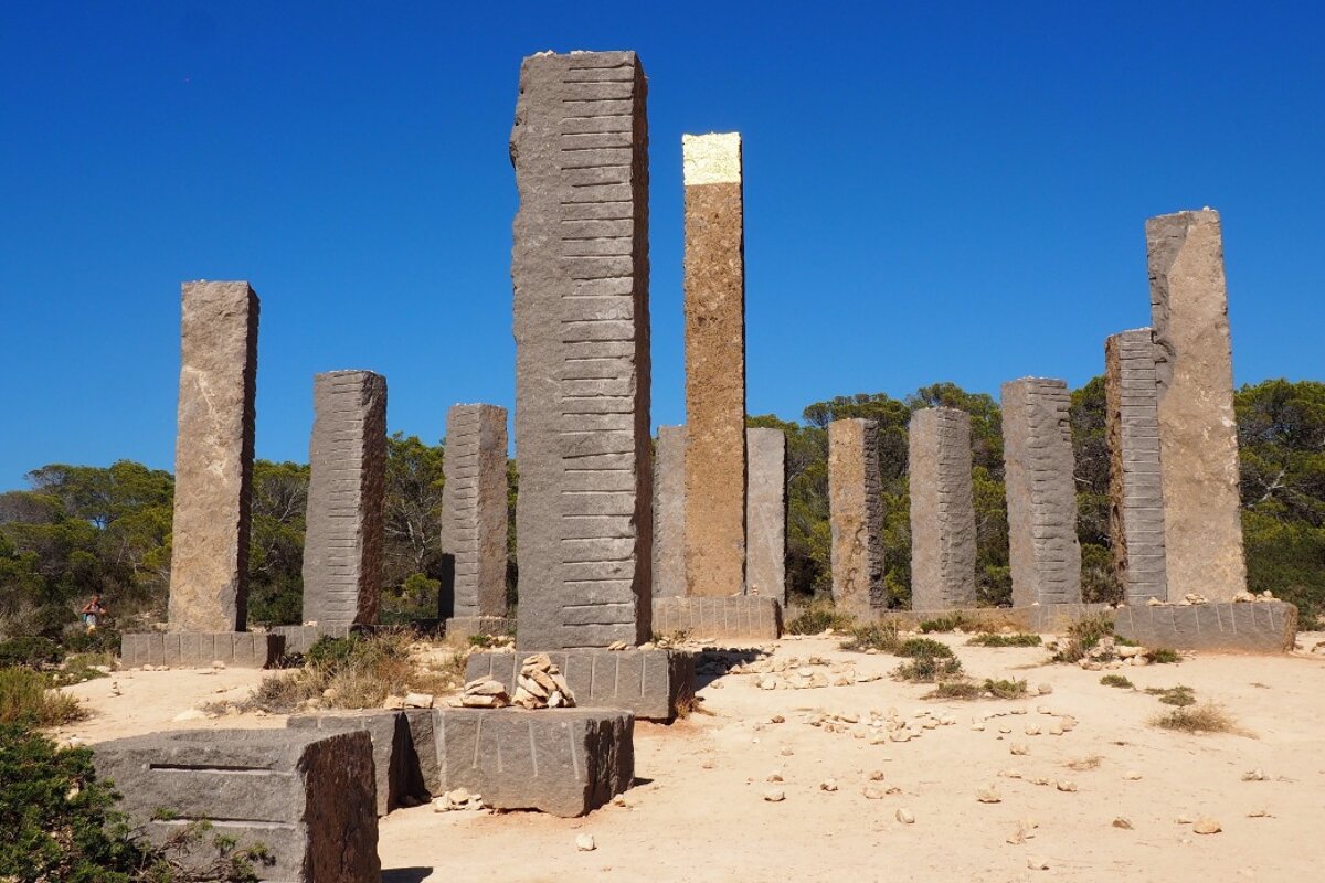 the stonehenge at nearby cala llentia