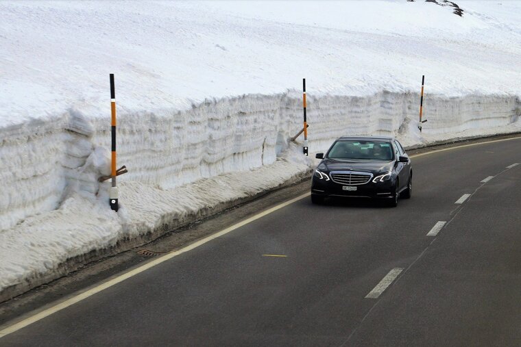 Driving in the Alps