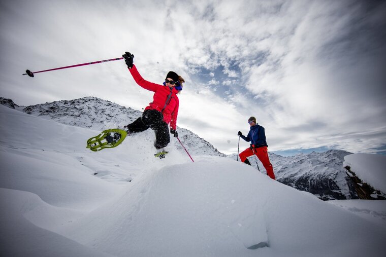 Snowshoeing in Verbier