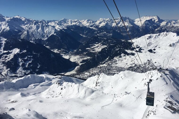 Verbier cable car