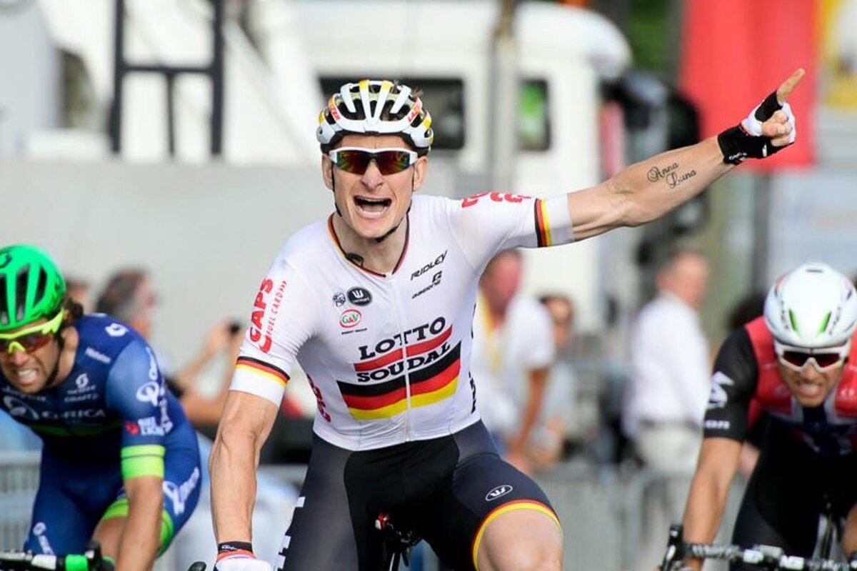 Andre Greipel in stage victory in paris tour de france 2016