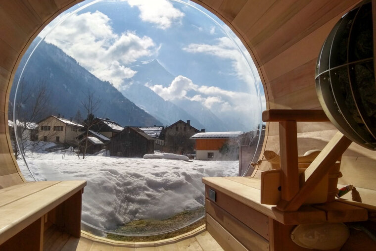 Chalet Valhalla view from Sauna
