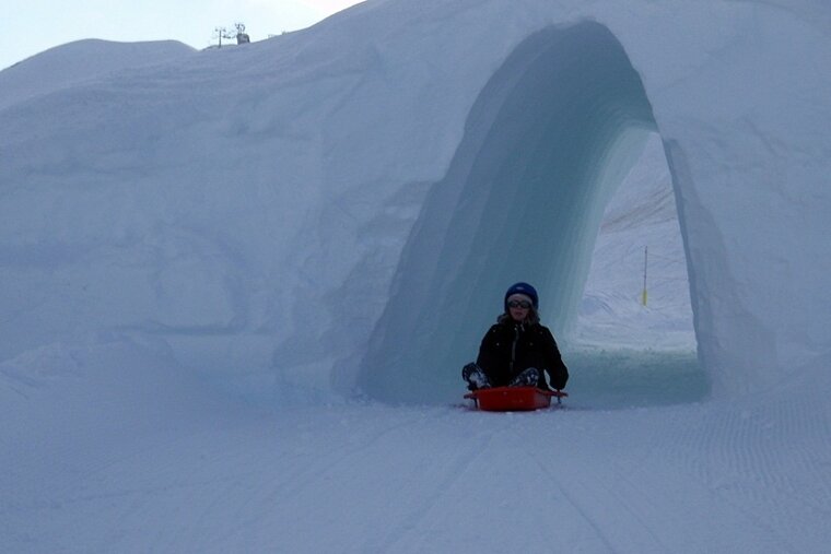 The Rodeo Park toboggan run