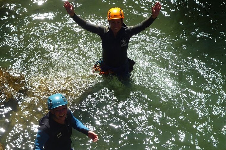 We made it! - canyoning with Evolution 2
