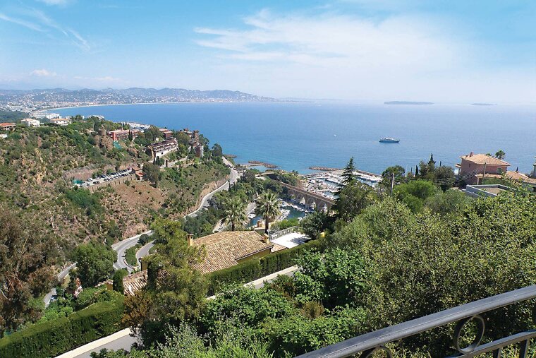 A view from the villa
